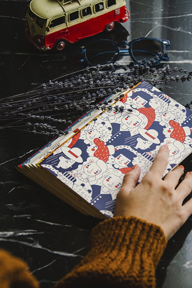 13×21 Cm 8 Adet Not Defteri Seti - 4