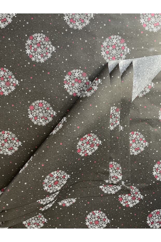 Christmas Snow Patterned Decoration Ball Tissue Paper / Tissue Paper / Christmas New Year Gift Packaging 10pcs
