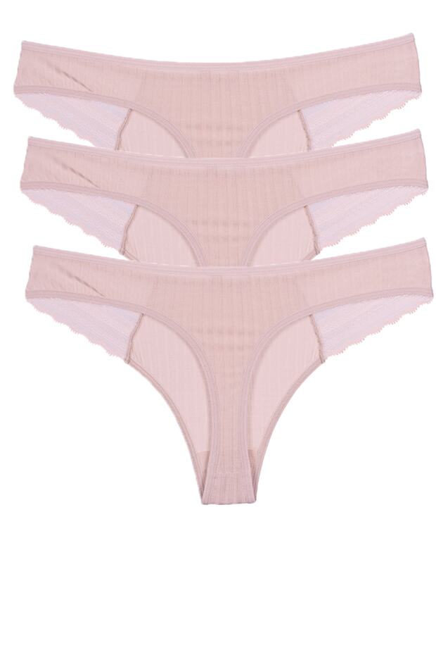 Side Lace Thong 3 Pack