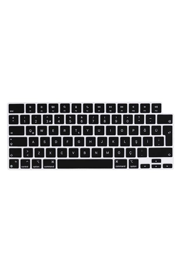 Macbook Pro 13.3' 2021 M1 A2338 Keyboard Protector Turkish Q Keyboard Silicone Pad Macpad - 1
