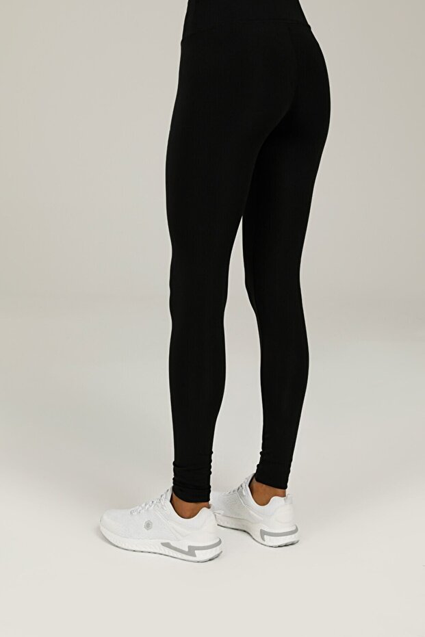 Kadın Tayt Basic Leggings Ct125 Siyah/black 22w45ct125 - 2