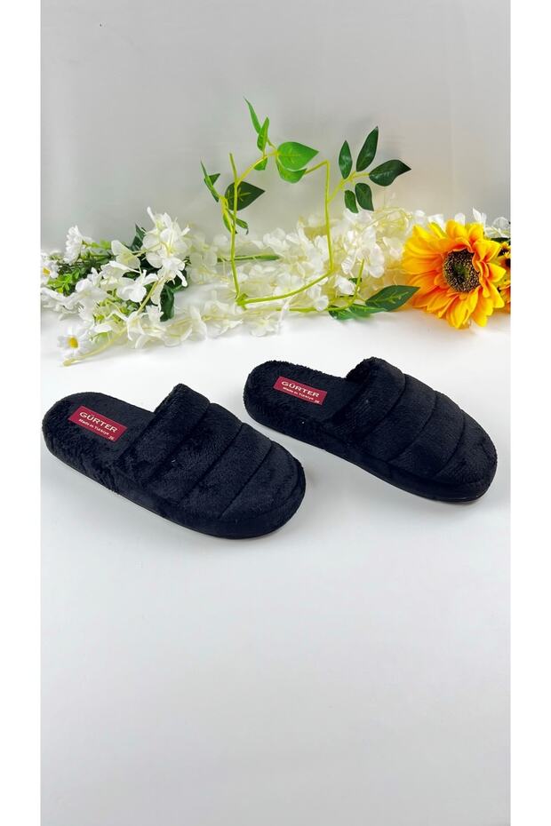 Women's Orthopedic Closed Front Soft No Sound Plush Warm Winter Silent Guest House Slippers Slippers