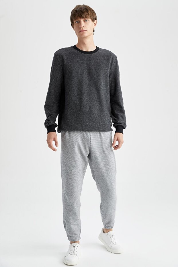 Regular Fit Basic Jogger Eşofman Altı - 1