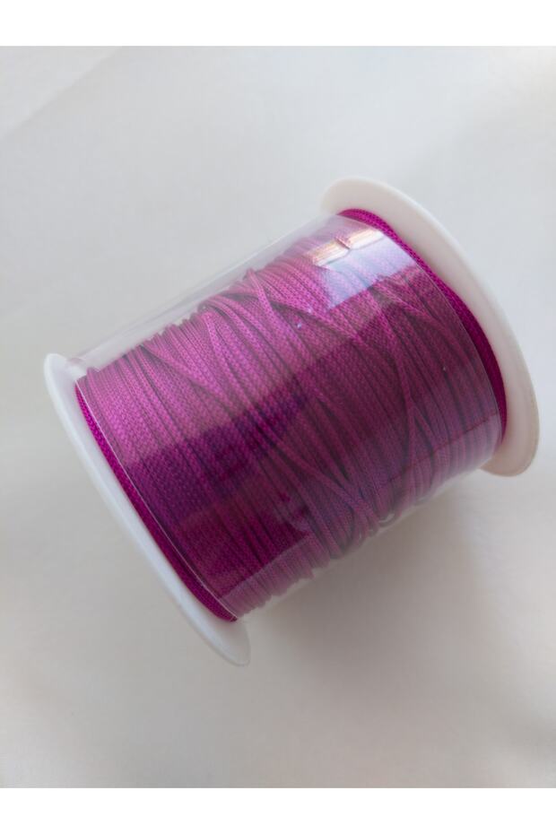 Fuchsia Color 100 Meters Parachute Macrame Bracelet Knitting Rope (1.0 MM)