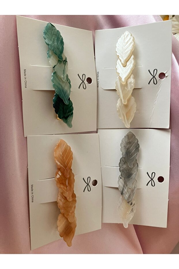 مشبك كوليت على شكل ورقة شجر - 2