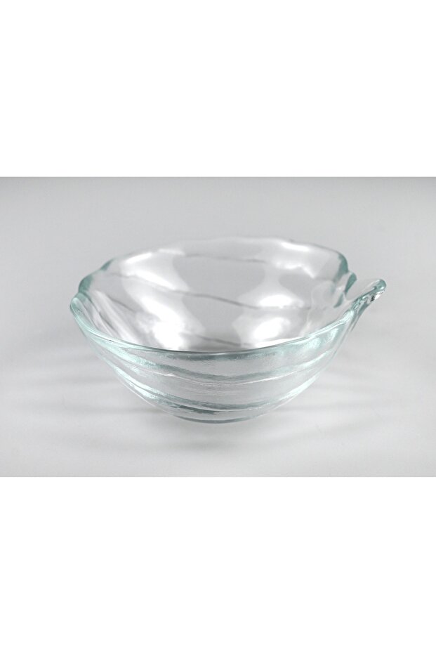 Glass Pumpkin Soup Salad Bowl Transparent 12 Cm