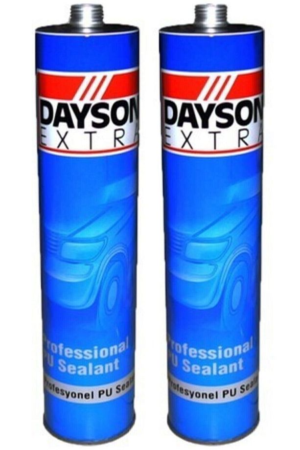 Extra Mastik Poliüretan Gri Silikon Pu 280 Ml Çelik Silikon Başlıklı Renk Gri 2 Adet - 1