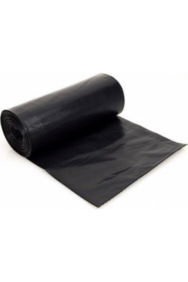 Çöp Poşeti Kalın Siyah Endüstriyel Çöp Poşeti 10'lu 1 Rulo Konteynır Çöp Torbası 100x150cm 1000gr - 1