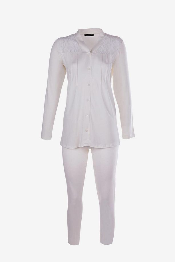 59469 Ekru Pijama Takımı - 3