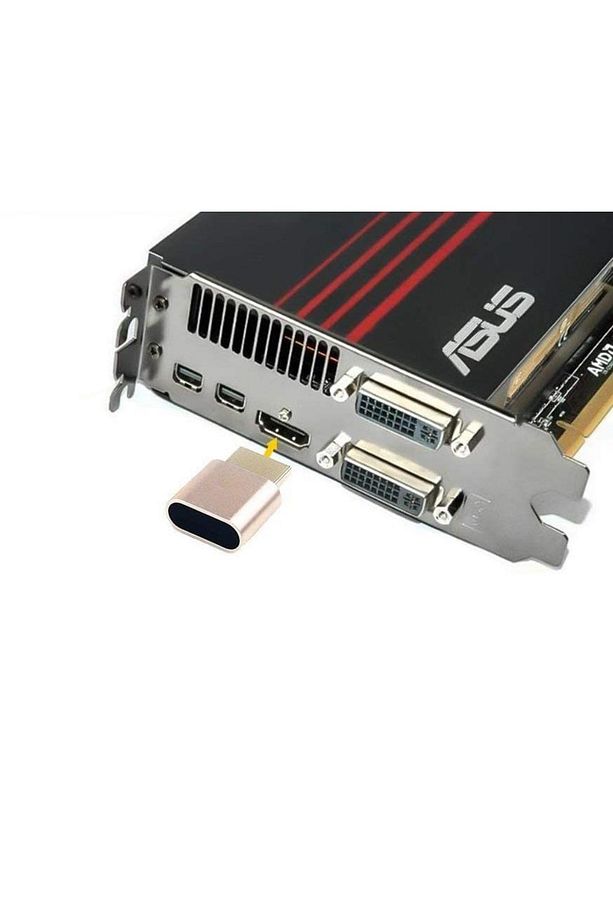 Hdmi 4k Uhd Dummy Plug Minning Bitcoin Sanal Monitör Ekran Kartı Emülatörü - 2