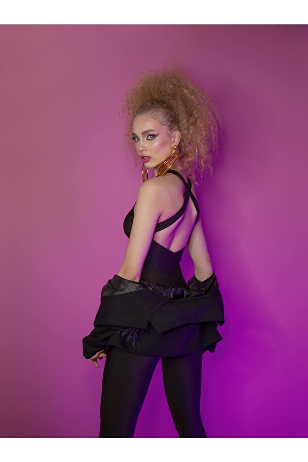 Siyah Alice Tulum - 3