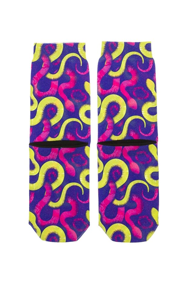 Batik Patterned Socket Socks - 2