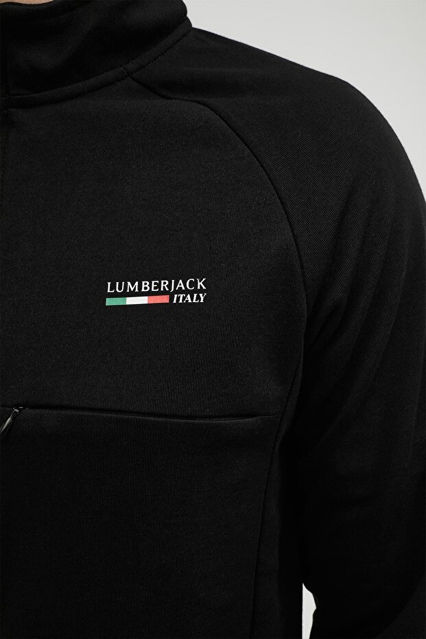 M-numa Track Top 2pr Siyah Erkek Eşofman Üstü - 4
