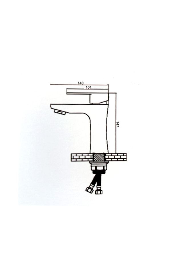 Fleko Ssb1-s3 Inox304 Lavabo Bataryası - 5
