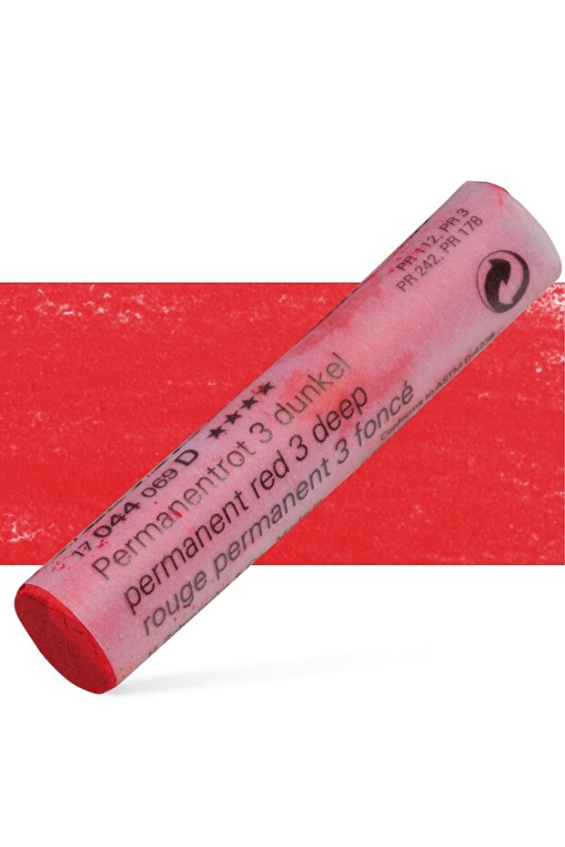 Artist Soft Pastel Paint: 044 D: Permanent Red Deep