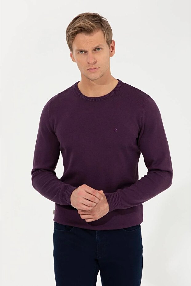 Slim Fit Basic Triko Kazak - 1
