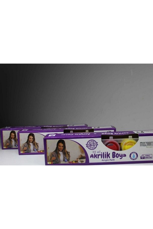 6 Lı Akrilik Boya 22 Ml - 3
