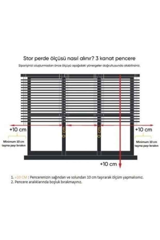 Beyaz Mat Polyester Stor Etek Dilimli - 4