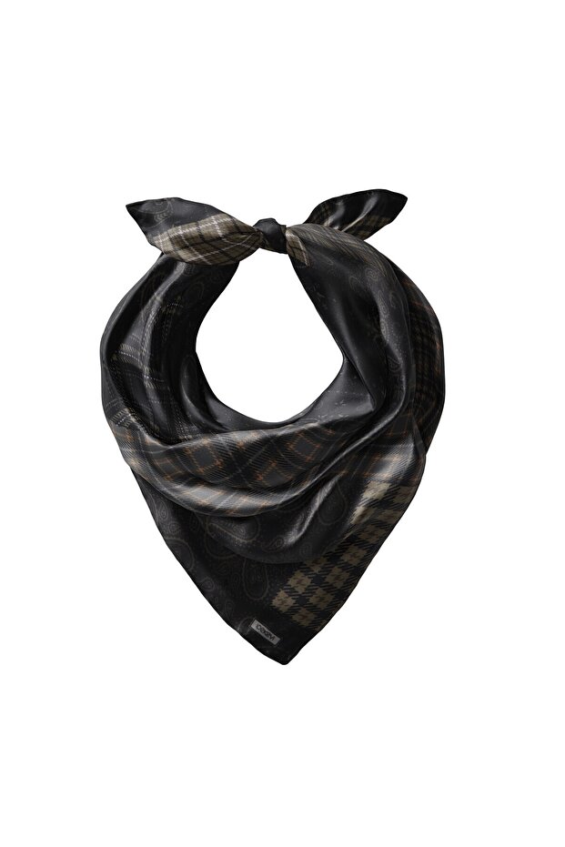 Patchwork Desenli Ipek Mendil Model 20 - 2