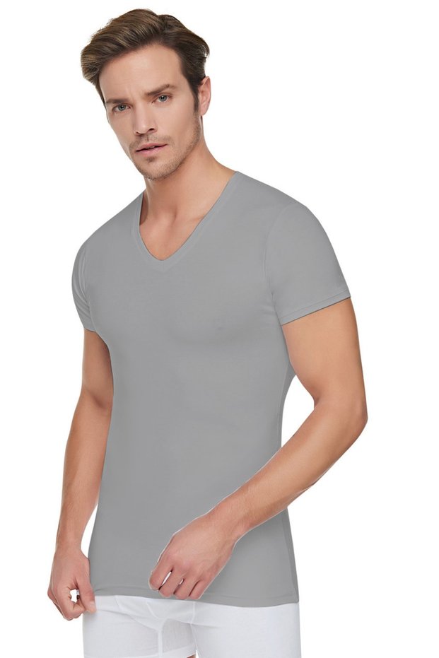 Men's V-Neck Sports Undershirt 3 Pieces