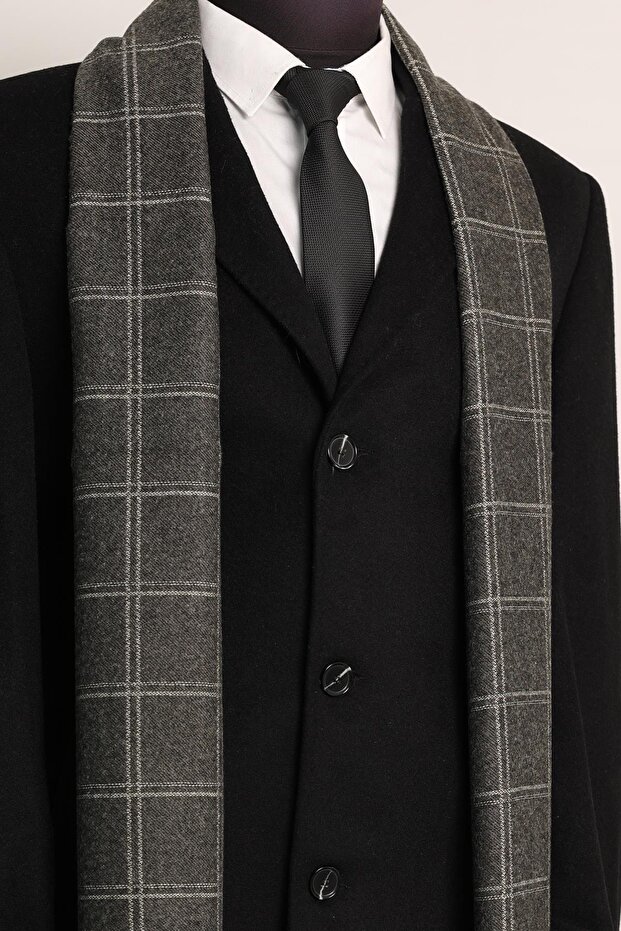 وشاح بيج منقوش وكشمش - 1