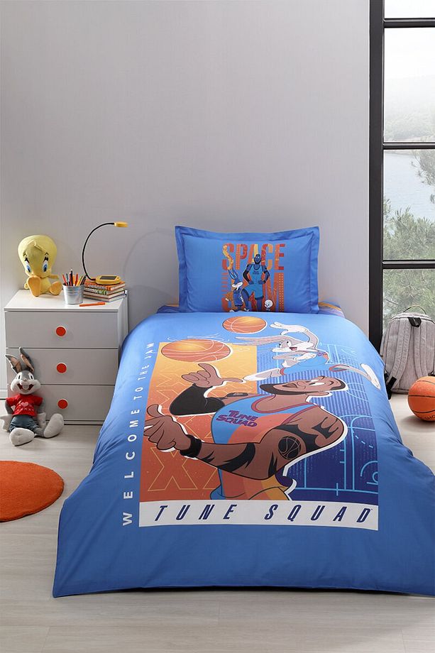 Space Jam Lebron Tek Kişilik Lisanslı Nevresim Takımı - 1