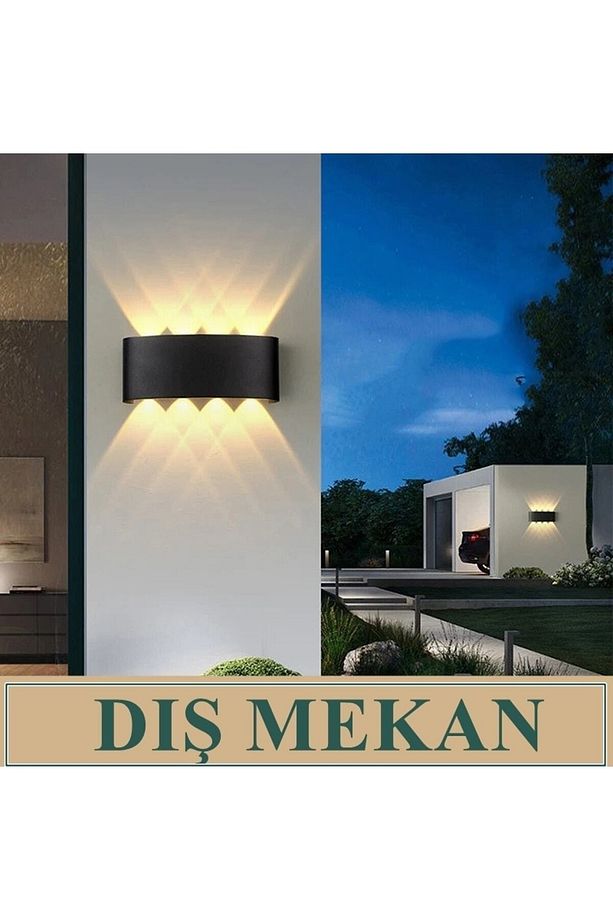 Dekoratif Çift Yönlü Duvar Aydınlatma Led Aplik Duvar Lambası Horoz Proton-8 Desenli Duvar Aplik - 6