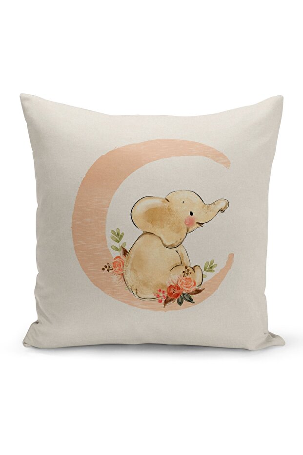 Children's Baby Room Digital Printed Throw Pillow Cover
