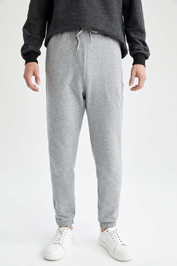 Regular Fit Basic Jogger Eşofman Altı - 4