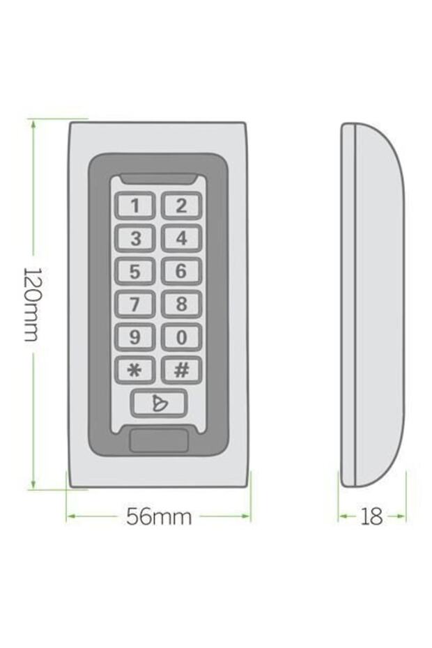 Password/ Card Reader Control Unit - Proximity - 3