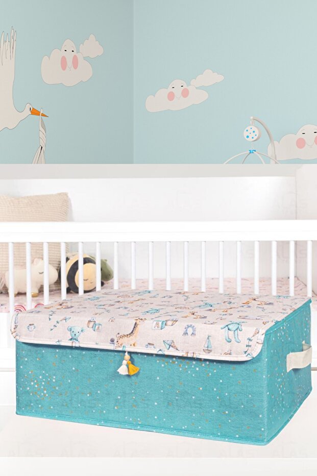 Baby Room Organizer with Lid, Baby Room with Storage Cover