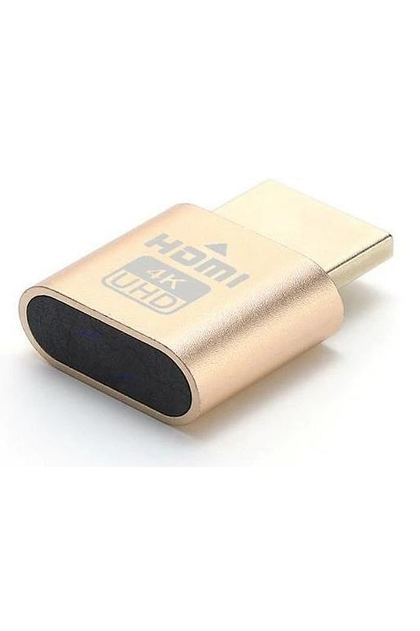 Hdmi 4k Uhd Dummy Plug Minning Bitcoin Sanal Monitör Ekran Kartı Emülatörü - 1