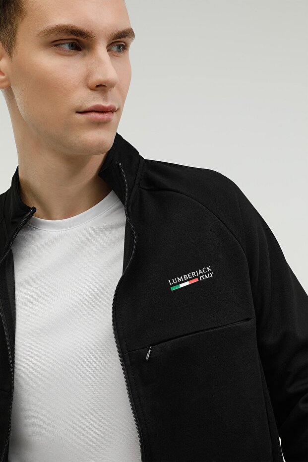 M-numa Track Top 2pr Siyah Erkek Eşofman Üstü - 5