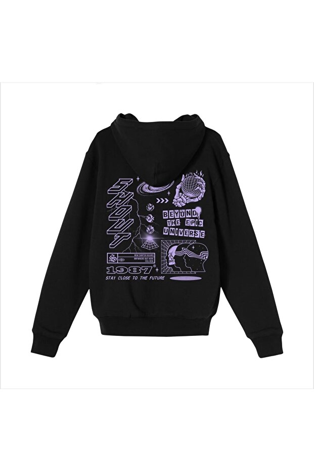 Oversize Beyond The Epic Universe Unisex Zip Up Hoodie - 2