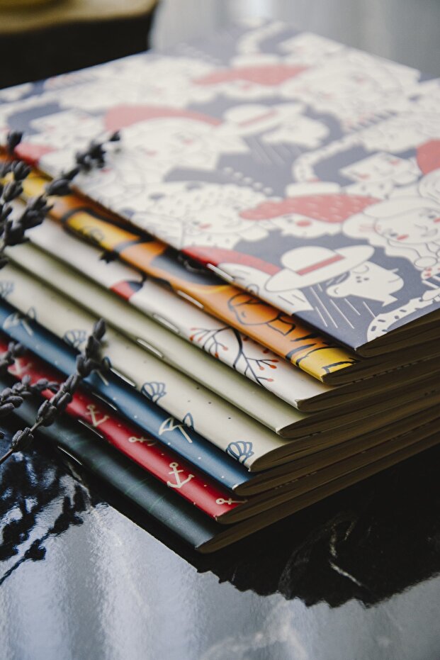 13×21 Cm 8 Adet Not Defteri Seti - 1