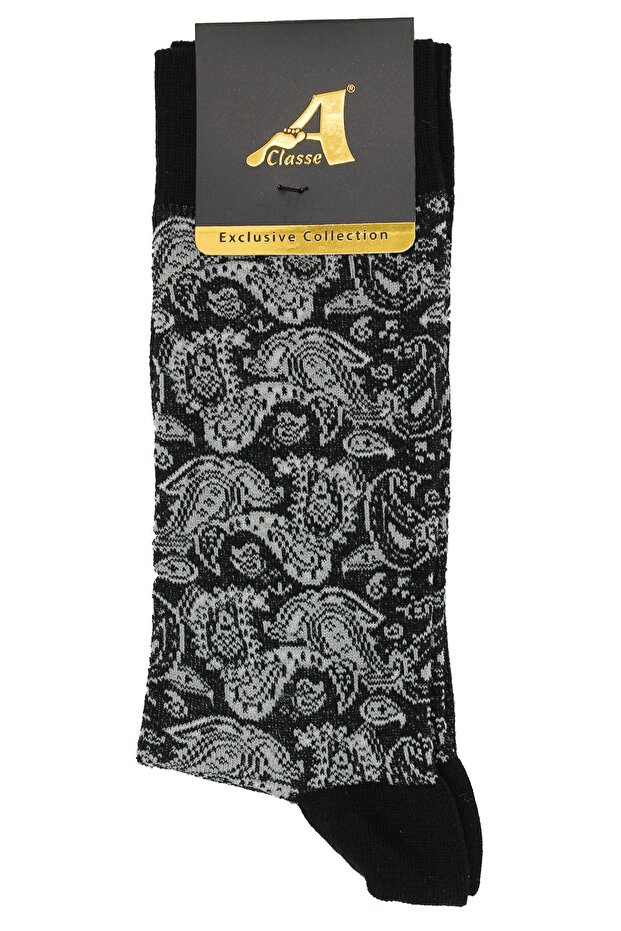 Paisley Patterned Cotton Men's Socks