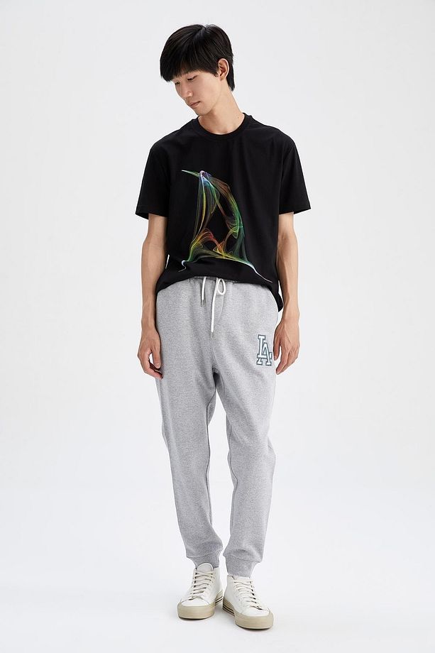 Regular Fit Baskılı Jogger Eşofman Altı - 3