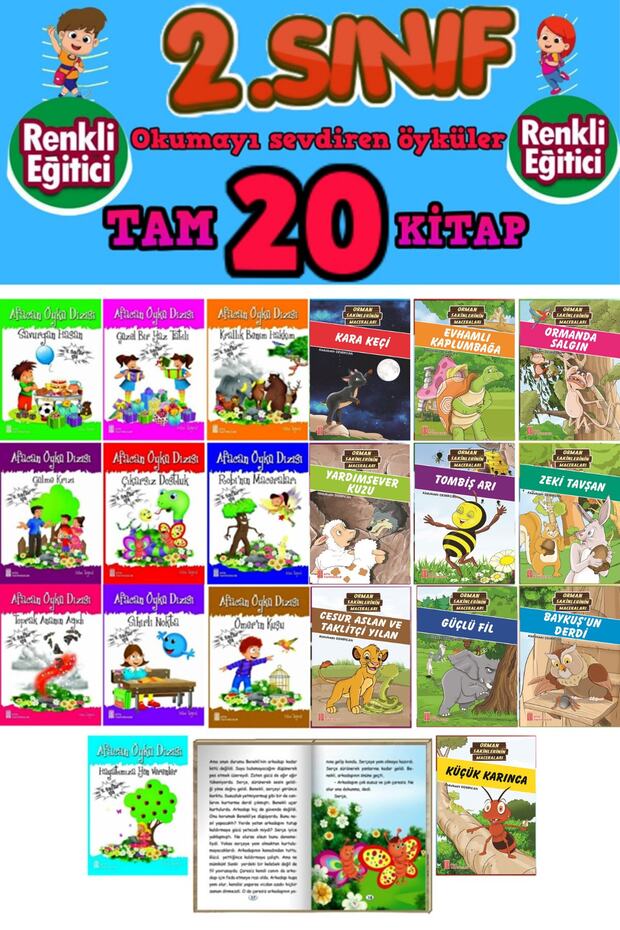 2. A Set of Stories That Will Make Students in the Classroom Love to Read Together, Beautiful and Colorful