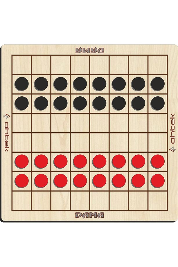 Ahşap Zeka Ve Strateji Oyun Seti 5 Li, 9 Taş + Dama + Atla Topla + Kızma Birader Ve Reversi - 4