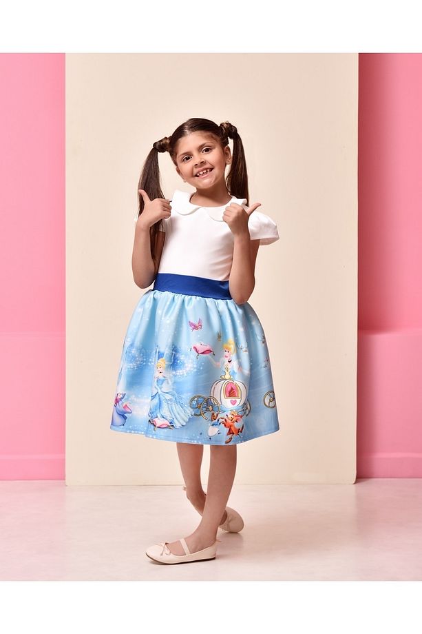 Eylul Elif Butik Kız Çocuk Sindirella Elbise - 2