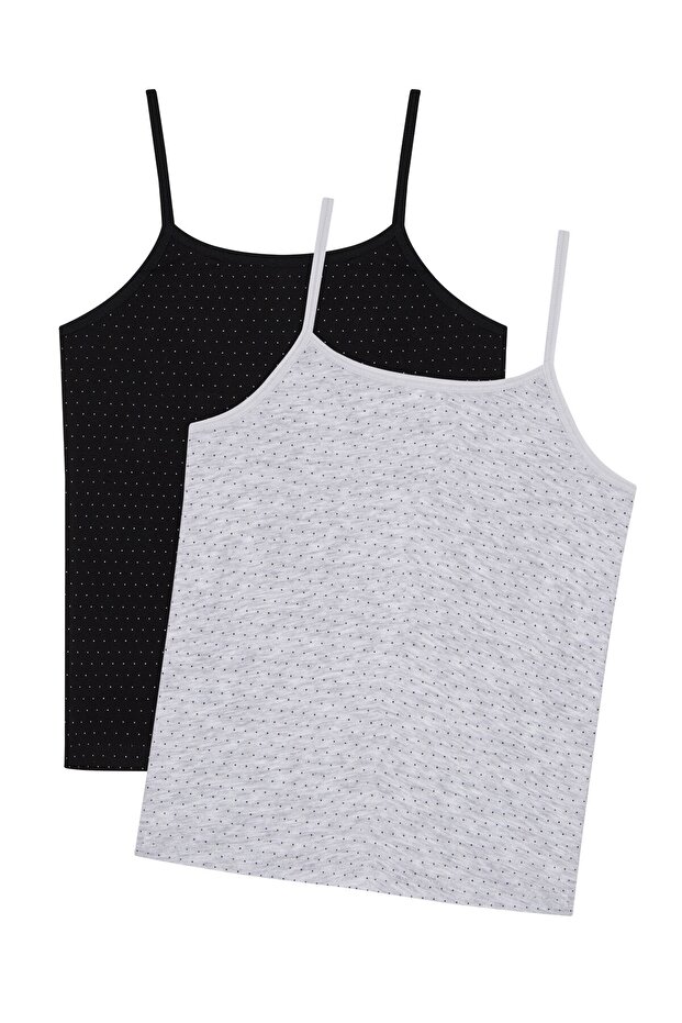 Kız Çocuk Bg Basic Dot 2li Atlet - 1