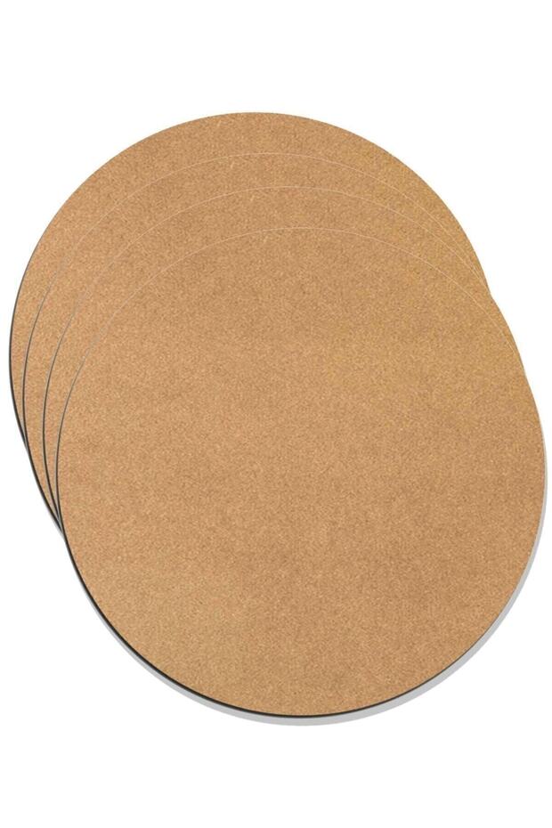 12 قطعة 33 سم قطرها الخام MDF دوراليت لوحة دائرية
