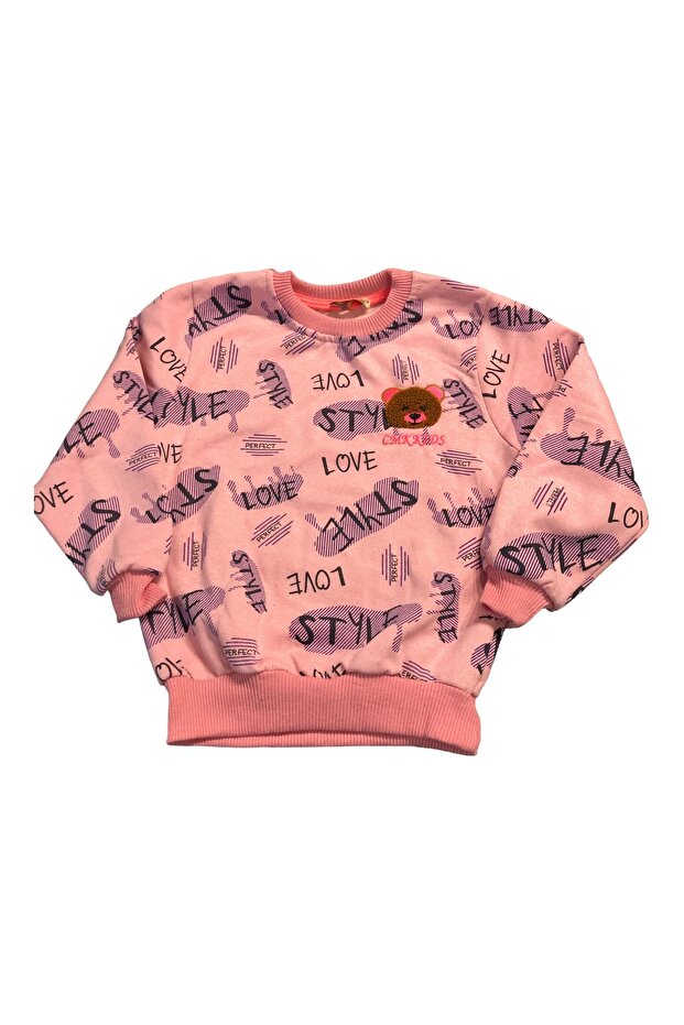 Medium Thick Long Sleeve Kids Sweatshirt