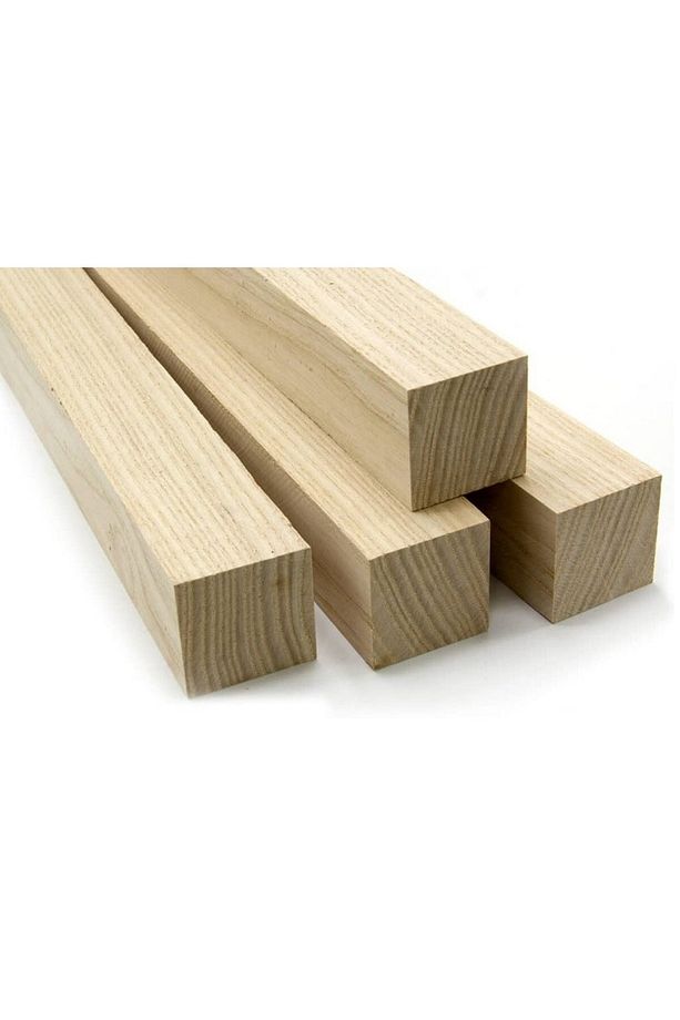 Ecs Ahşap 5x10 Cm X 200 Cm (1 Adet) Dişbudak Çıta Kereste Tahta Ash Timber Taslak - 1