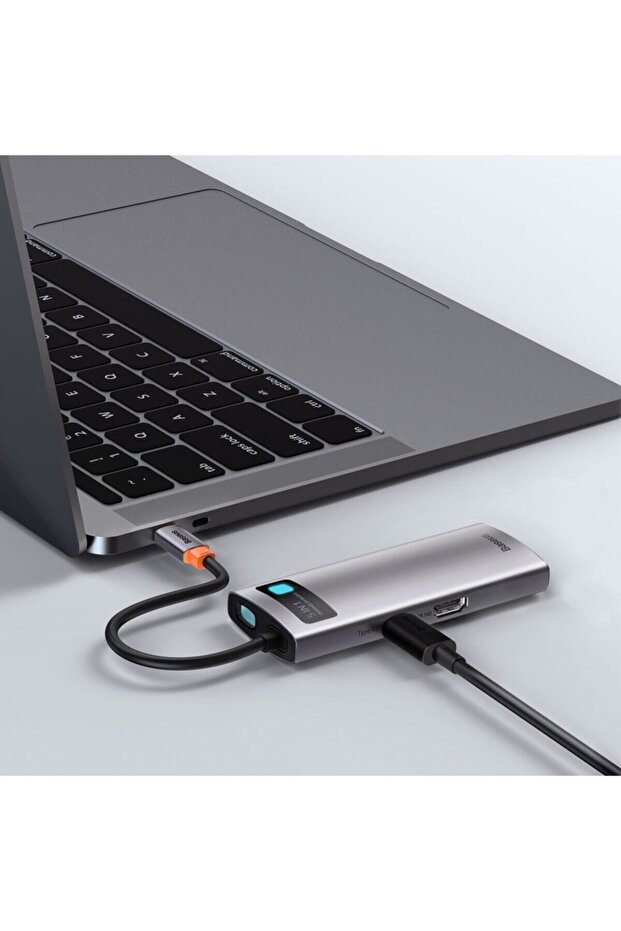 Metal Gleam 5in1 Multifonksiyonel Hub Dock Station - 8