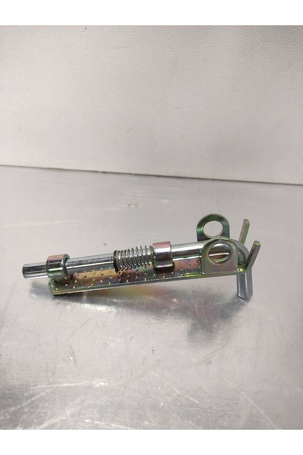 Perforje Demir Kapı Sürgüsü Yaylı 13 Cm - 5