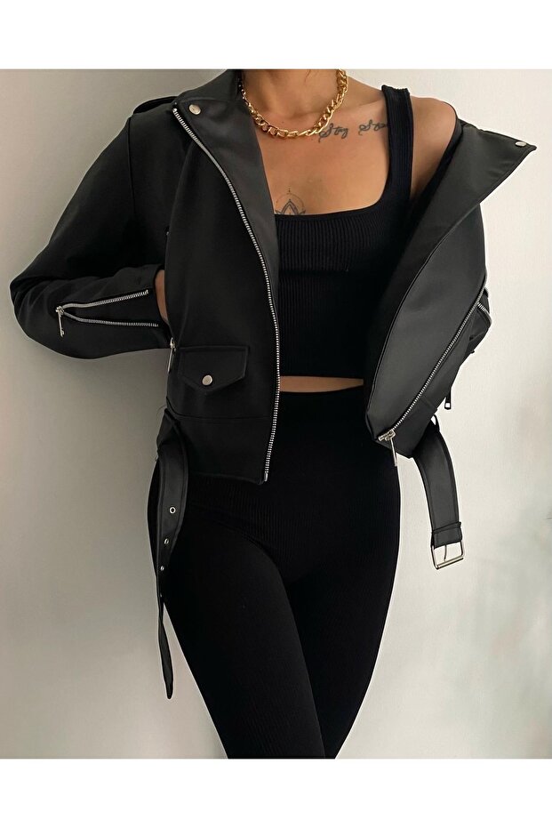 سترة جلدية - 1