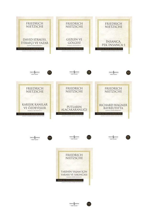 Hasan Ali Yücel Klasikleri - friedrich Nietzsche 7 Book Set