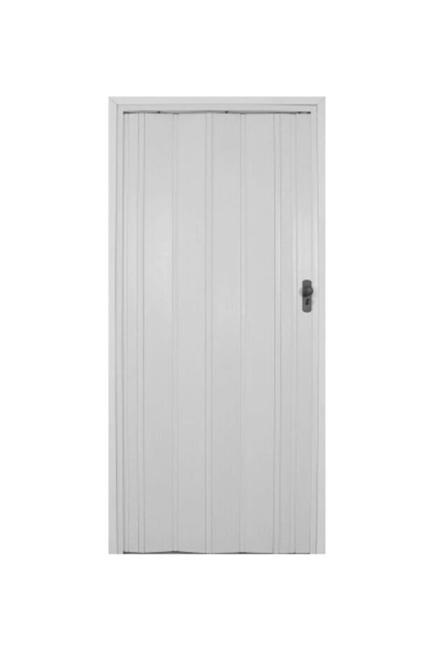 Akordiyon Kapı Beyaz 117 X 235 Cm Pvc Katlanır Kapı - 1