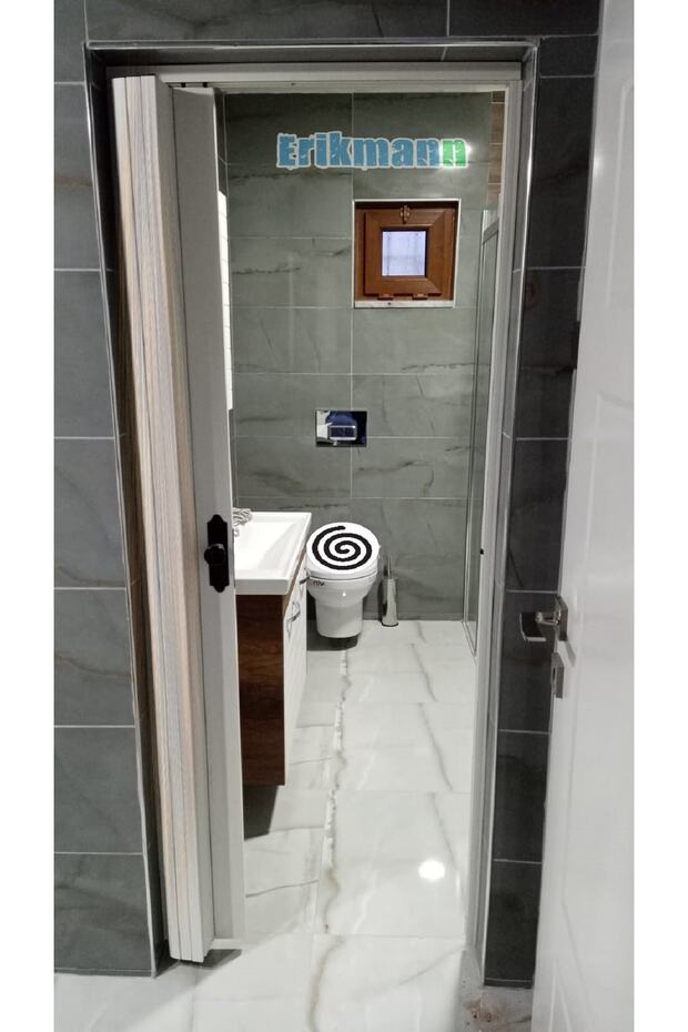 Akordiyon Kapı Beyaz 117 X 235 Cm Pvc Katlanır Kapı - 3